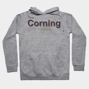 Corning Grunge Text Hoodie